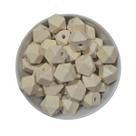 Conta Bola Madeira Poligonal Miçanga 20mm 50 Peças Furo Conta Bola Madeira Poligonal Miçanga 20mm 50 Peças Furo