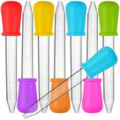Conta-gotas de líquidos SENHAI de silicone e plástico, 8 peças - 7 cores