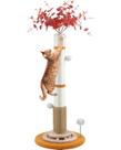 Contador de postes para arranhar gatos com 114 cm de altura para gatos domésticos Contador de postes para arranhar gatos com 114 cm de altura para gatos domésticos