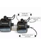 Contador manual 4 digitos fluxo de pessoas em eventos, inventarios e controle de animais