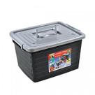 Container Caixa Organizador Multiuso 30l Preto Arqplast