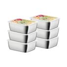 Container De Armazenamento De Alimentos Em Aço Inoxidável Reutilizável E Fácil De Limpar Para