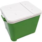 Container Porta Ração Canister Plástico com Tampa Protege Conserva Furacão Pet 15 Kg Verde