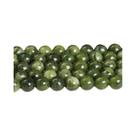 Contas De Pedra Natural Jade De Cor Escura 4-10mm Redondas Soltas Para DIY Joias Colar Pulseira