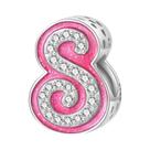 Contas De Perfume Espelho Mágico Rosa 925 Banhado a Prata Princesa Anjo Tronco Ajuste Pulseira