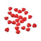 Contas Em Forma De Coração Vermelho 10pcs Acessórios DIY Para Fazer Joias Para Colares, Brincos E Contas Em Forma De Coração Vermelho 10pcs Acessórios DIY Para Fazer Joias Para Colares, Brincos E