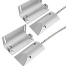 Contato magnético para porta de garagem WESUA com sensor com fio e cabo de 38 cm Contato magnético para porta de garagem WESUA com sensor com fio e cabo de 38 cm