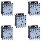 Contator Mini Weg 1NA 7A 220V Cw07 Tripolar 50Hz 5 peças