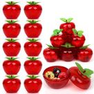 Contêiner foci cozi Apple Christmas Toy Plastic, pacote com 20
