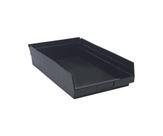 Contêineres de armazenamento Quantum Storage QSB110BK, pacote com 8 unidades pretas
