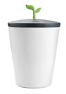Contenedor de Compost Chef'n EcoCrock 3.3L Negro y Blanco