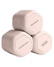 Contentores de viagem Cadence Haircare Set com 3 suportes flexíveis Contentores de viagem Cadence Haircare Set com 3 suportes flexíveis