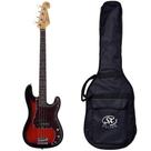 Contra Baixo 4 Cordas SX SPB62+ 2TS Precision Bass Com Bag