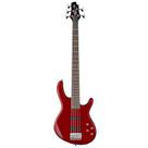 Contra Baixo 5 Cordas Cort Action Bass V Plus TR Trans Red