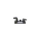 Contra fecho central duplo fec-055 zamak preto janela e porta kit 2 pcs