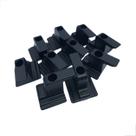 Contra Fecho Fechadura Central Con-410 Zamak C/10 Preto Contra Fecho Fechadura Central Con-410 Zamak C/10 Preto