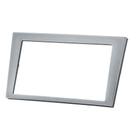 Contra Frente Plastica Permak Compativel Corsa Montana Meriva 2 DIN Prata 89/M2