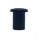Contra Trinco Capuchinho AL1038 Com Furo 10mm Preto Kit 6Uni