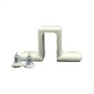 Contra Trinco Capuchinho Fechadura AL1038C Branco