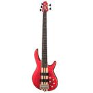Contrabaixo 5 Cordas Ativo Pré Bartolini Cort A5 PLUS FMMH Open Pore Black Cherry *