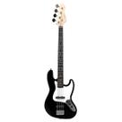 Contrabaixo Giannini 4C GB-100 Black com escudo White (BK/WH)