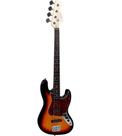Contrabaixo Giannini GB-100 4 cordas Sunburst C/ escudo Tortoise *