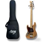Contrabaixo J.bass Seven Canhoto Sjb-57 LH NT 5c C/Bag