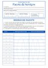Contrato Pacote Serviços Manicure Estética Depilação 10 Blocos - Impressões Papaleguas