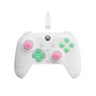 Controlador 8Bitdo Ultimate Mini com fio para Xbox - branco translúcido