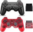 Controlador com fio+cartão de memória de 128 MB para PS2 Burcica