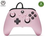 Controlador con Cable PowerA para Xbox Series XS Rosa, Doble Vibración
