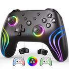 Controlador de comutação SWANPOW Wireless Pro com RGB para switch/Lite/OLED