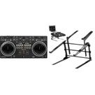 Controlador de DJ Pioneer DJ DDJ-REV1 de 2 decks com suporte para laptop