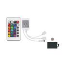 Controlador De Iluminação LED RGB 12V, Caixa Controladora RGB De 4 Pinos Com Controle Remoto De 24