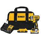 Controlador de impacto DEWALT 20V MAX sem fio sem escova 1/4 de 3 velocidades