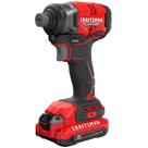 Controlador de impacto sem fio CRAFTSMAN V20 CMCF813C2 1/4 polegada Controlador de impacto sem fio CRAFTSMAN V20 CMCF813C2 1/4 polegada