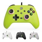 Controlador de jogo para PC com fio FAHJYXOM com Hall Trigger Green