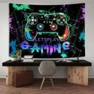 Controlador de jogos Tapestry Vibrant LET'S PLAY GAMING 100x150cm