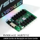 Controlador De Parede De Vídeo LED Linsn RV908M32 Em Cores Completas, Módulo RGB Matrix HBU75