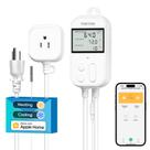 Controlador de temperatura inteligente meross 15A 1800W com Wi-Fi