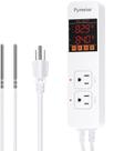 Controlador de temperatura Pymeter 2 em 1 saída dupla 16A 1920W