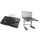 Controlador DJ Numark Party Mix II com Suporte Portátil para Notebook Pyle
