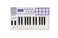 Controlador Midi Waldman Carbon 25 USB/MIDI 25 teclas com Pads