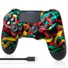 Controlador PS4 MOOGOLE Wireless com cabo USB, bateria de 1000mAh Controlador PS4 MOOGOLE Wireless com cabo USB, bateria de 1000mAh