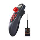 Controlador remoto de transmissor e receptor RC havcybin HOTRC DS-600 6CH 2,4 GHz com receptor DS 600 PWM de 6 canais para barco RC