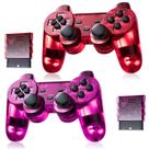 Controlador sem fio Burcica para PS2 Play 2 Dual Vibration