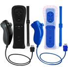 Controlador sem fio e Nunchuck para Wii/Wii U - pacote com 2