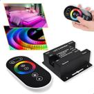 Controladora Fita De Led Rgb Touch 18a Sem Fio 12v 24v Controladora Fita De Led Rgb Touch 18a Sem Fio 12v 24v