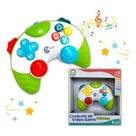 Controle Bebê Gamer Didático Infantil Brinquedo Com Sons Luz Controle Bebê Gamer Didático Infantil Brinquedo Com Sons Luz