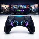 Controle Bluetooth para PS4, PC e Smart TV Samsung, TCL, Phillips, Android, Google TV, Tyzen, Qled, 4K, 3 em 1, Gaming Hub, Game Pass, Geforce Now